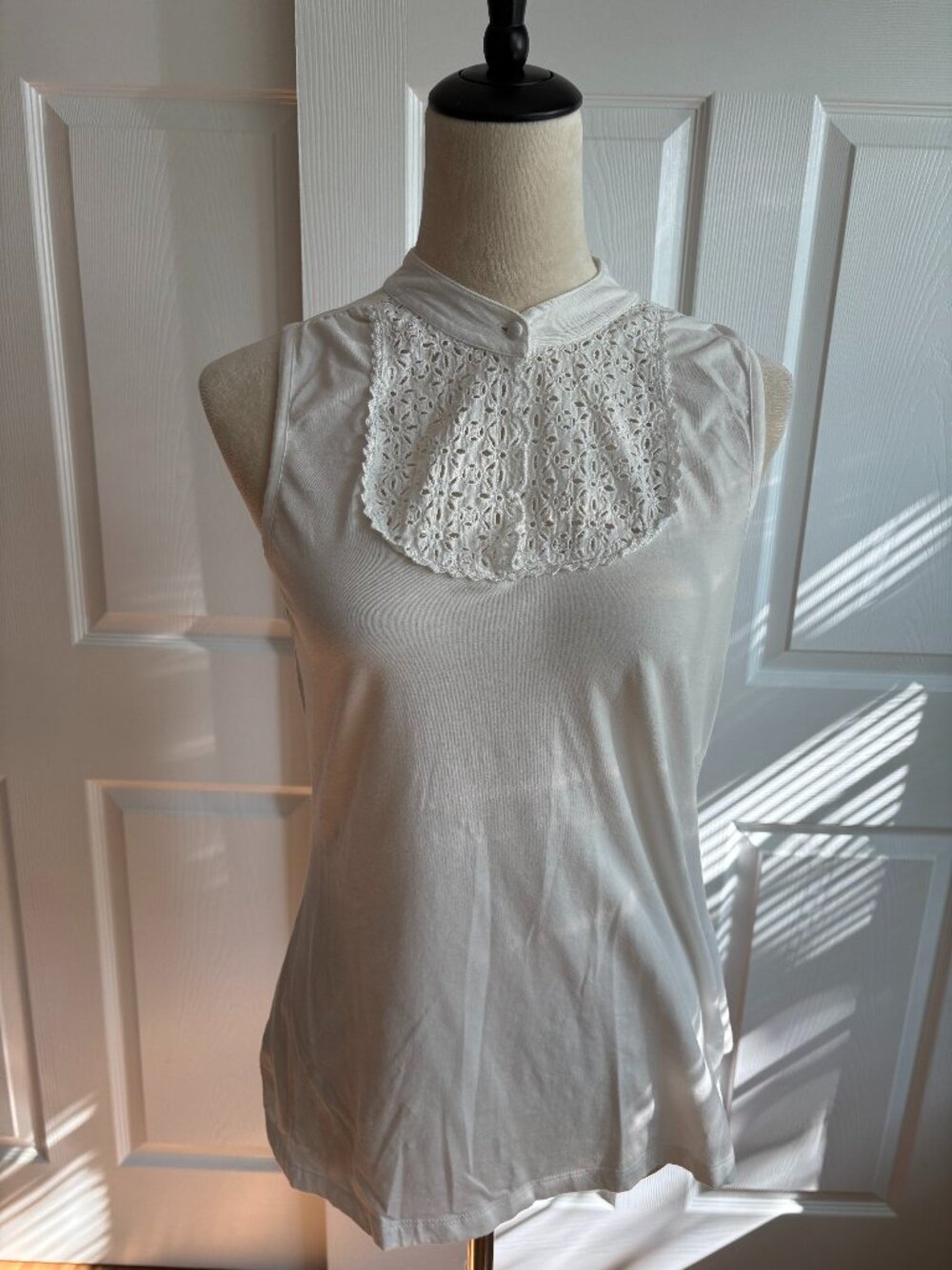 Banana Republic  white Top-Size Medium